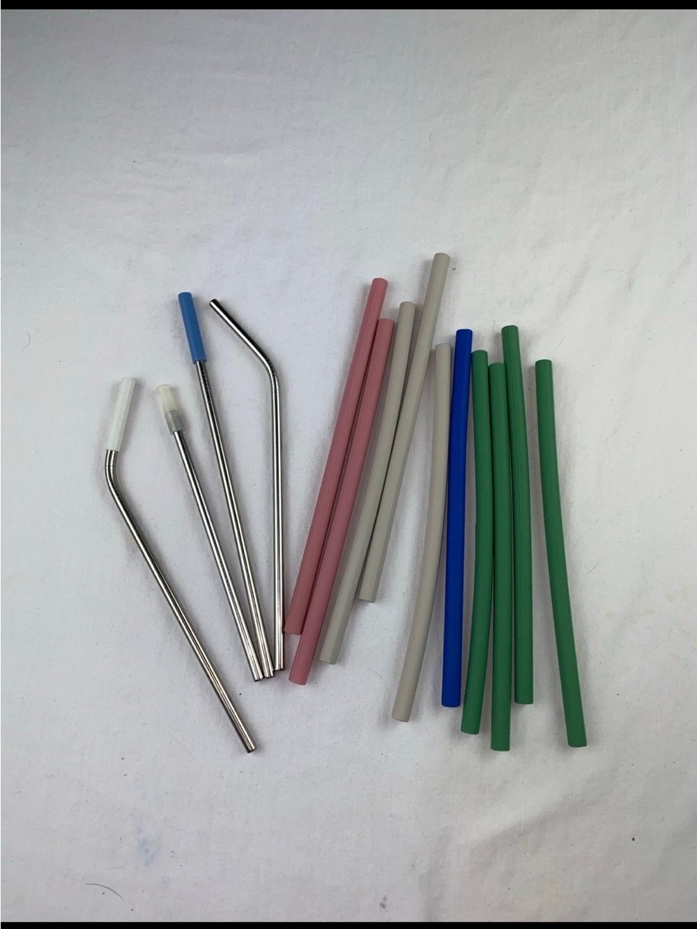Metal AND Rubber Straws Bundle